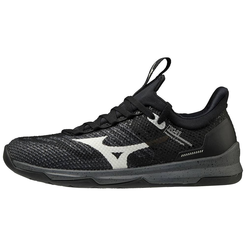 Deportivas Mizuno TC-11 Mujer Negras/Blancas Baratas AUPE-85021